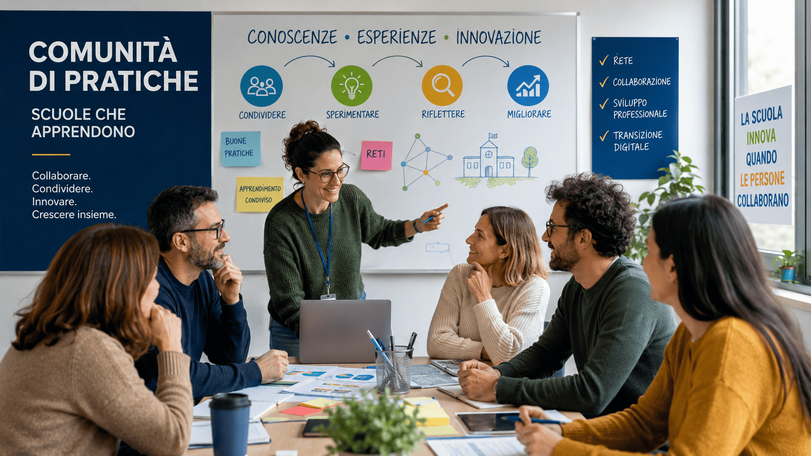 Comunità di pratiche e scuole che apprendono: una via sostenibile per l’innovazione